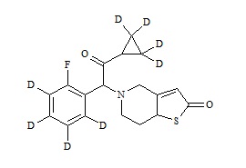 PUNYW6396345 <em>Prasugrel</em> <em>Metabolite</em>-D8 (<em>R-95913</em>-D8)