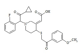 PUNYW6405513 <em>Prasugrel</em> <em>Metabolite</em> Derivative (trans <em>R</em>-138727MP, Mixture of Diastereomers)