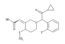PUNYW6407588 <em>Prasugrel</em> <em>Metabolite</em> (<em>R-106583</em>, <em>Mixture</em> of Diastereomers)
