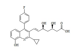 PUNYW8037548 <em>Pitavastatin</em> 8’-Hydroxy <em>Impurity</em>