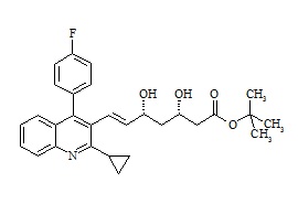 <em>PUNYW8055447</em> (<em>3S</em>,<em>5R</em>)-<em>tert-Butyl</em> <em>Pitavastatin</em>