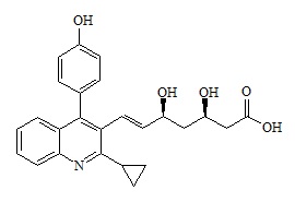 PUNYW8098188 <em>Pitavastatin</em> <em>Impurity</em> 16 (<em>Pitavastatin</em> 4-Desfluoro 4-Hydroxy <em>Impurity</em>)