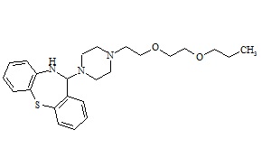 PUNYW7057193 <em>2</em>-[<em>2</em>-(<em>4-Dibenzo</em>[<em>b</em>,<em>f</em>] [<em>1,4</em>]<em>thiazepine-11-yl-1-piperazineyl</em>)ethoxyl]-<em>1-ethyl</em> Ethanol