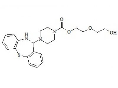 PUNYW7058168 2-(2-Hydroxyethoxy)ethyl 2-[2-(4-Dibenzo[b,f] [1,4]thiazepine-11-piperazineyl)] -1-carboxylate
