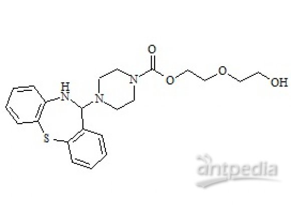 PUNYW7058168 2-(2-Hydroxyethoxy)ethyl 2-[2-(4-Dibenzo[b,f] [1,4]thiazepine-11-piperazineyl)] -1-carboxylate
