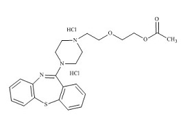 PUNYW7063402 Quetiapine EP Impurity A <em>DiHCl</em> (Quetiapine O-Acetyl Impurity <em>DiHCl</em>)