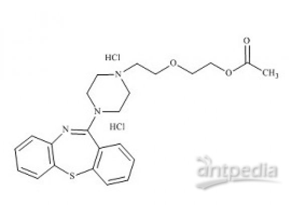 PUNYW7063402 Quetiapine EP Impurity A DiHCl (Quetiapine O-Acetyl Impurity DiHCl)