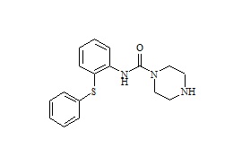 <em>PUNYW7077507</em> <em>Quetiapine</em> <em>Impurity</em> <em>III</em> (<em>N</em>-[<em>2</em>-(<em>Phenylthio</em>)<em>phenyl</em>]-<em>1-piperazinecarboxamide</em>)