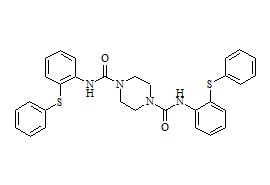 PUNYW7078290 <em>Quetiapine</em> <em>Impurity</em> (N,N';-bis[(2-phenylthio)phenyl]-1,4-piperazinedicarboxamide)