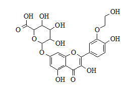 PUNYW21330584 <em>Mono-3-Hydroxyethyl-Quercetin-Glucuronide</em>
