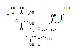 <em>PUNYW21331435</em> <em>Mono-4-Hydroxyethyl-Quercetin-Glucuronide</em>