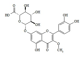 <em>PUNYW21333162</em> <em>Quercetin</em> <em>3-Methyl</em> <em>Ether</em> <em>7-Glucuronide</em>