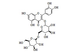 <em>PUNYW21334422</em> <em>Quercetin</em> <em>3-O-D-Glucopyranosyl</em>-(<em>1,6</em>)-<em>D-Glucopyranoside</em>