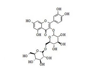 PUNYW21334422 Quercetin 3-O-D-Glucopyranosyl-(1,6)-D-Glucopyranoside
