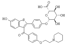 PUNYW11046257 <em>Raloxifene-4</em>'-glucuronide