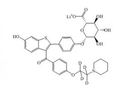 PUNYW11050344 Raloxifene-d4-4'-Glucuronide Lithium Salt