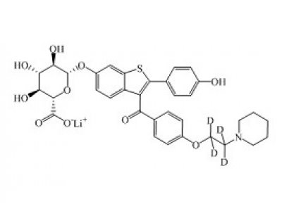 PUNYW11053367 Raloxifene-d4-6-Glucuronide Lithium Salt