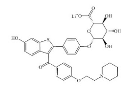 PUNYW11054463 Raloxifene-4'-<em>Glucuronide</em> <em>Lithium</em> <em>Salt</em>