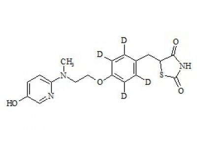 PUNYW21822278 5-Hydroxy Rosiglitazone-d4 (Phenyl-d4)