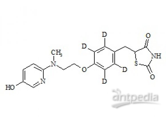 PUNYW21822278 5-Hydroxy Rosiglitazone-d4 (Phenyl-d4)