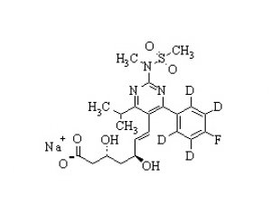 PUNYW4821172 Rosuvastatin-d4 sodium salt