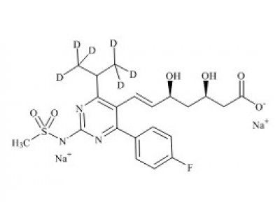 PUNYW4837591 N-Desmethyl Rosuvastatin-d6 Disodium Salt