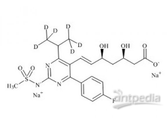 PUNYW4837591 N-Desmethyl Rosuvastatin-d6 Disodium Salt