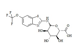 <em>PUNYW15267311</em> <em>Riluzole</em> <em>N-Glucuronide</em> (<em>Mixture</em> of <em>Isomers</em>)