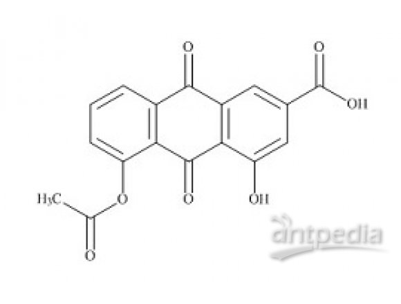 PUNYW23386590 Monoacerein (5-Acetyl Rhein, Diacerein EP Impurity D)