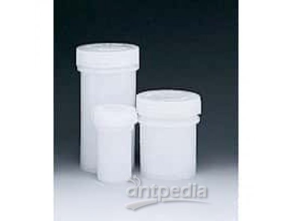 Bel-Art 17876-0000 Scienceware Low-Density Polyethylene Wide-Mouth Sample Jar, 180 mL, 6/pk