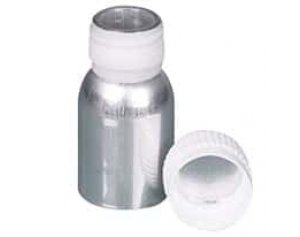 Burkle 0327-0060 Aluminum Bottle with Tamper-Evident Cap, 60 mL; 1/EA