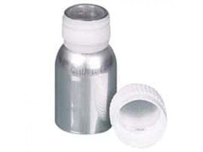 Burkle 0327-0038 Aluminum Bottle with Tamper-Evident Cap, 38 mL; 1/EA