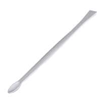 Burkle 5378-0031 Disposable double ended <em>spoon</em> and <em>spatula</em>, PS, .<em>5</em> mL <em>spoon</em>, 17 <em>mm</em> blade