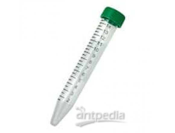 CELLTREAT Scientific Products 229410 Centrifuge Tube, 15 mL, Flat-Top, Rack, Sterile; 500/Cs