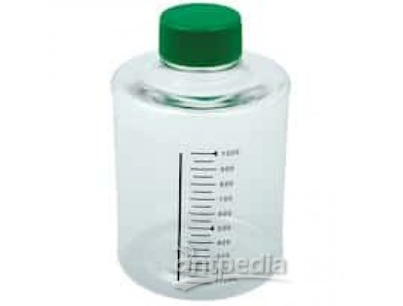 CELLTREAT Scientific Products 229582 Non-Treated Culture Roller Bottle, 1L, nonvented cap, sterile, 24/cs