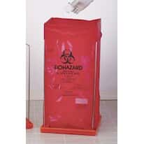 Clavies Biohazard Bag <em>Stand</em> with Tray for 1/2 to 1 gal Bags; 1/Pk