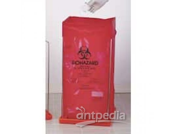 Clavies Biohazard Bag Stand with Tray for 15 to 20 gal Bags; 1/Pk