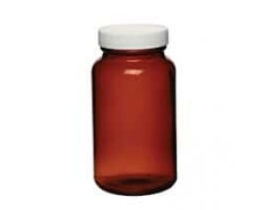 Cole-Parmer Bottle, Amber Wide-Mouth Packers, 32 oz, 12/cs