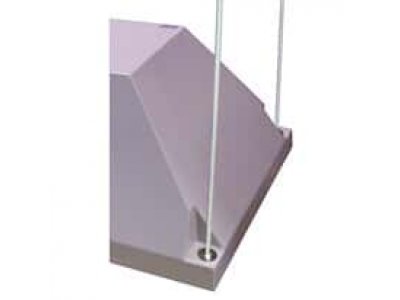 Cole-Parmer Side Wall Panel for Corner Canopy Hoods, 1 Side