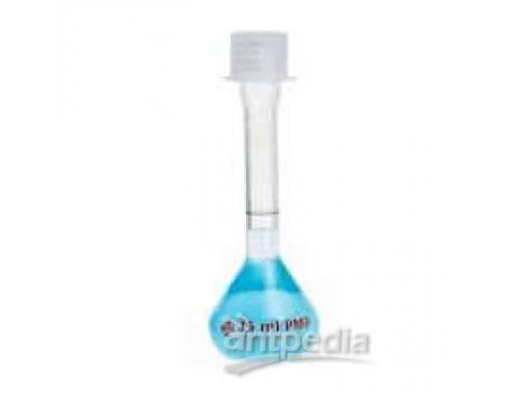 Cole-Parmer Class B Transparent PMP Volumetric Flask, 100 mL, 1/Pk