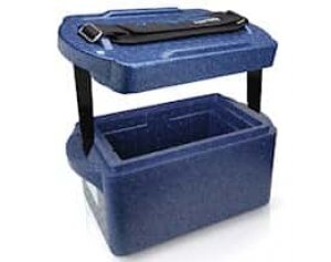 Cole-Parmer PolarSafe® Transport Box 20 L with Two 4°C Blocks (2 L)