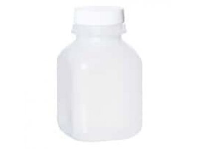 Cole-Parmer BPC3022 Pre-Cleaned Juice-Style Square Bottle, HDPE, Level 3, 1 L; 108/Cs