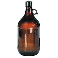 <em>Cole-Parmer</em> 预清洗 <em>EPA</em> 琥珀色窄口瓶, 4 升, 4 个/箱