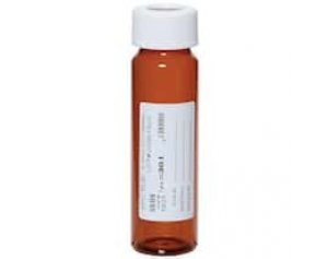 Cole-Parmer APC1566 Amber VOA Vials, 60 mL, Open-Top Cap, 6 mg Ammonium Chloride, 72/Cs