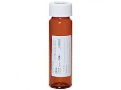 Cole-Parmer APC1703 Clear VOA Vials, 40 mL, Open-Top Cap, 3 mg Sodium thiosulfate; 72/Cs
