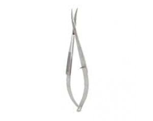 Cole-Parmer Iris Fine Tip Scissors, Standard Grade, Curved, 4.5