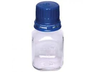 Cole-Parmer Sterile PETG Square Media Bottle,125 mL; 144/Cs