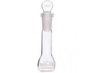 Cole-Parmer elements Volumetric Flask, Glass, with Glass Stopper, 2 mL; 10/PK