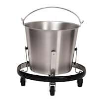 Cole-Parmer Stainless Steel Pail <em>Cover</em> with Handle