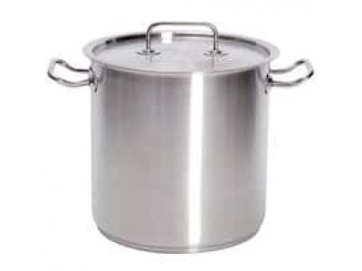 Cole-Parmer Utility Tank with Lid, 304 Stainless Steel, 50 L; Each